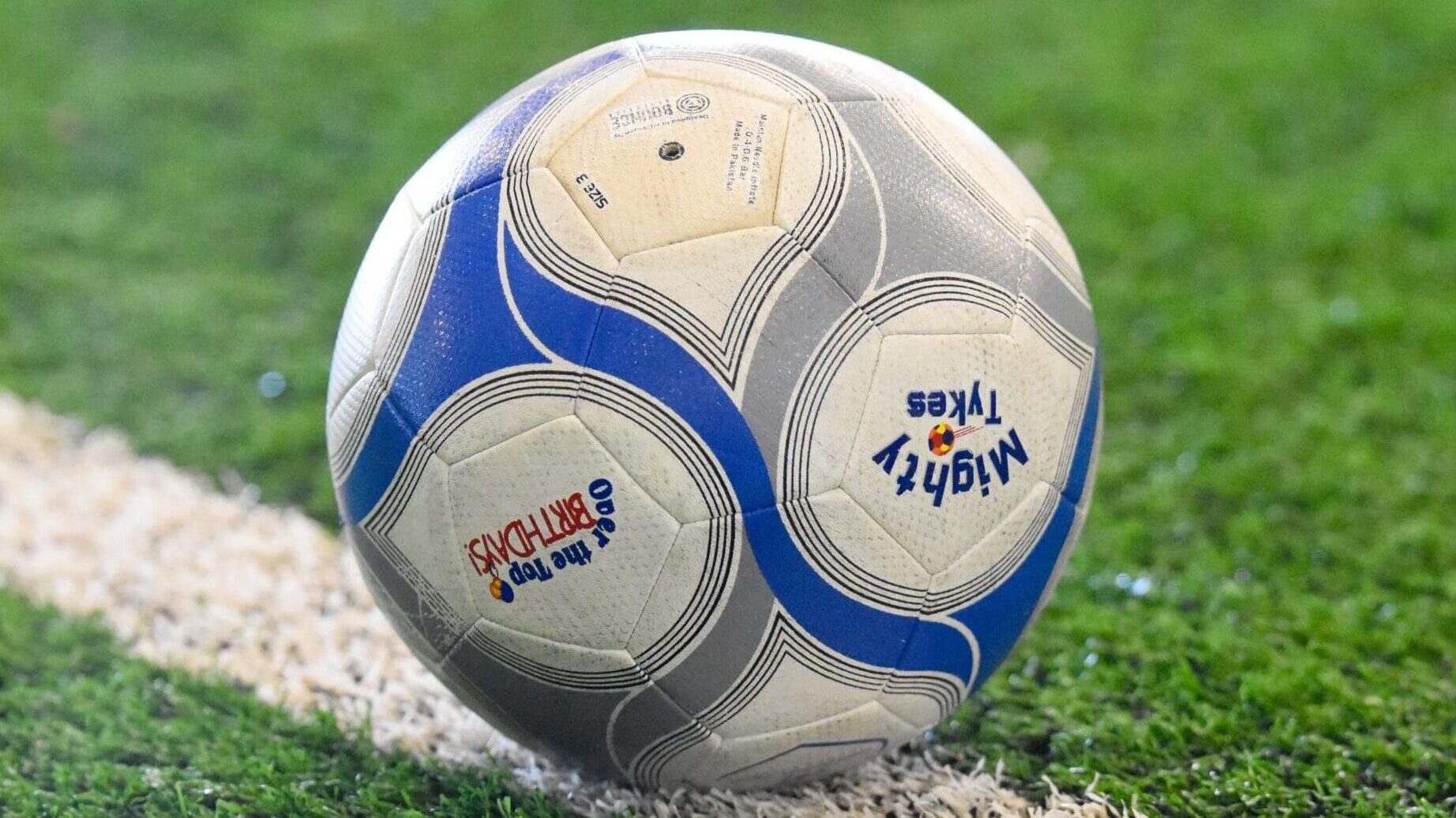 Soccer ball on indoor turf fields at Milwaukee Yard Indoor Sports Complex Oak Creek WI