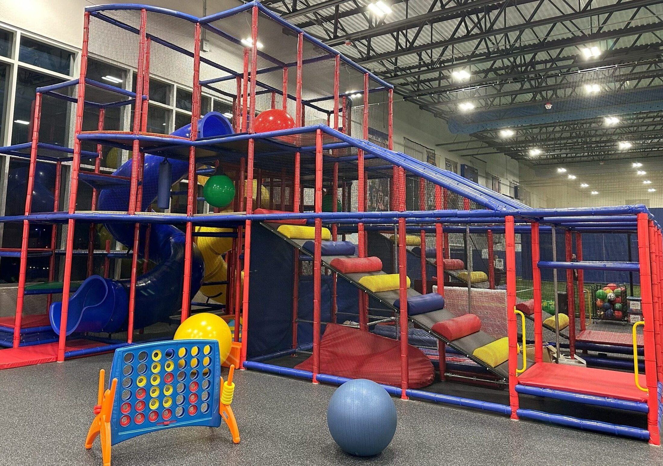 5 level indoor play structure for daycare children at Milwaukee Yard in Oak Creek WI