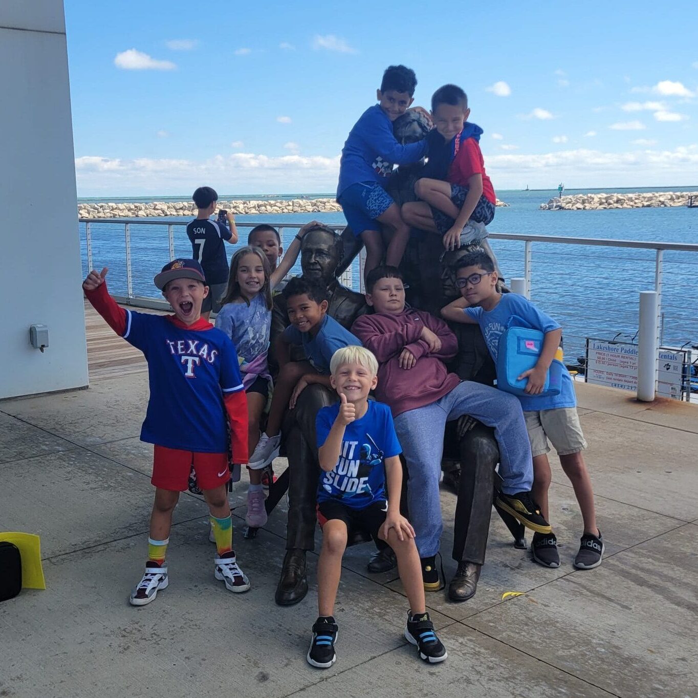 After School Sports kids on a field trip