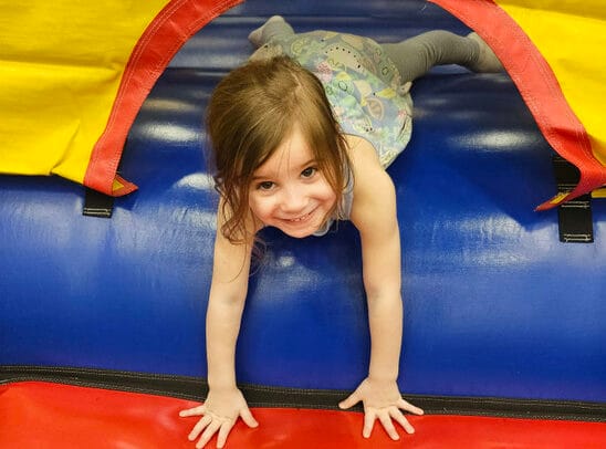 Indoor playground with 5 level play tower open Fridays at Milwaukee Yard in Oak Creek WI