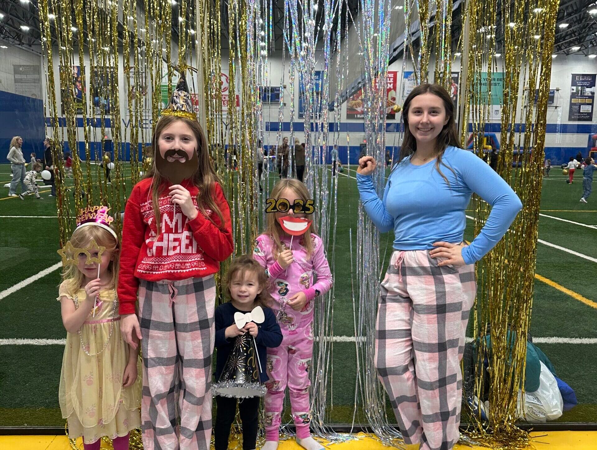 Photo Station at New Years Eve Pajama Party at Milwaukee Yard Oak Creek WI