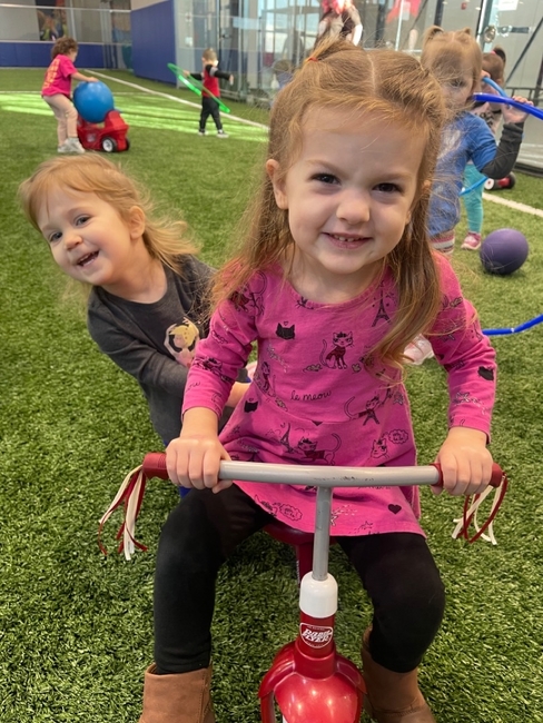 Active Childcare movement-based daycare program at Milwaukee Yard indoor sports complex in Oak Creek WI
